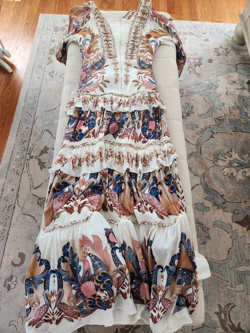 FARM Rio SEA Garden Braid Maxi Dress - Picture 5 of 8